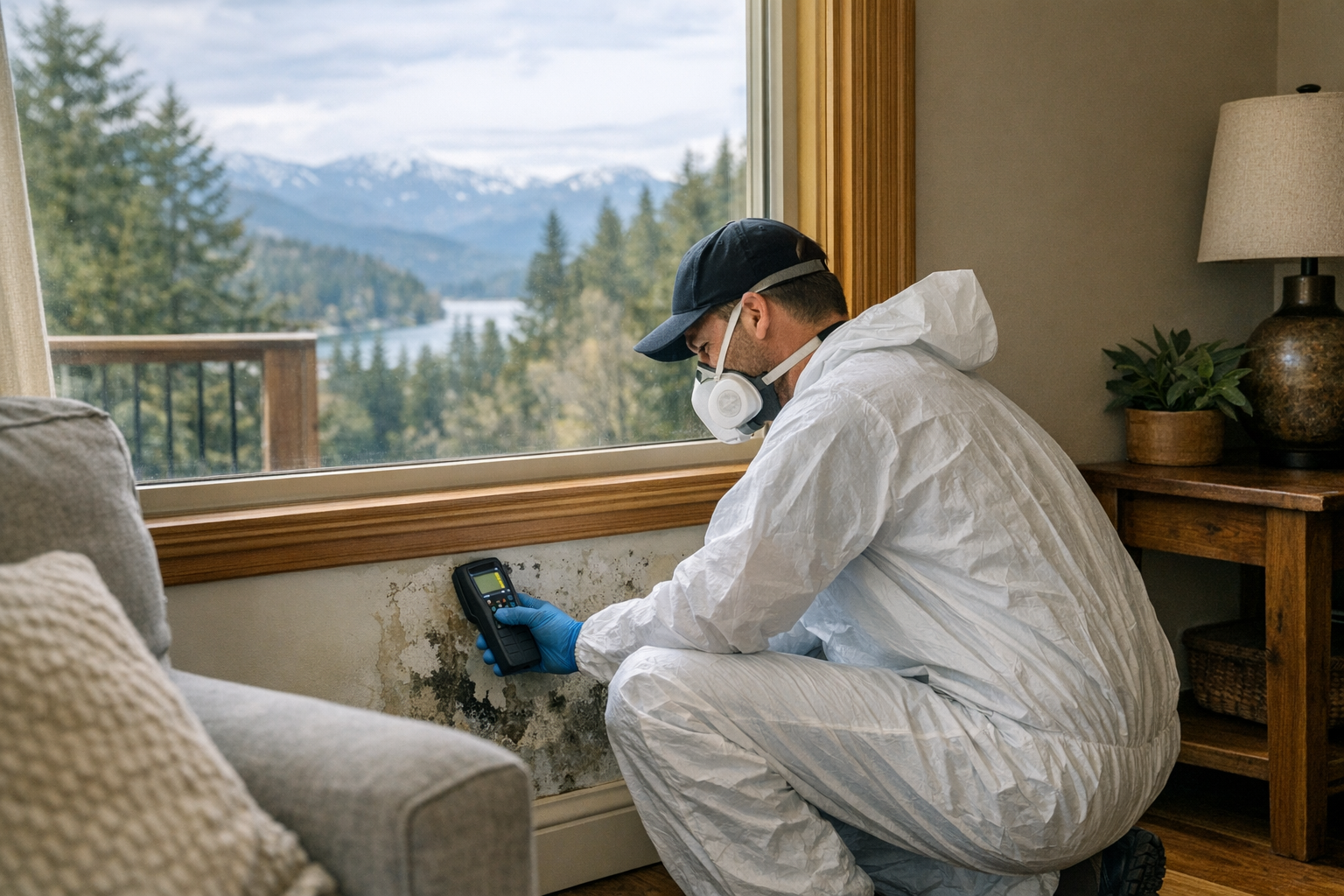 Mold Inspection mapping illustration